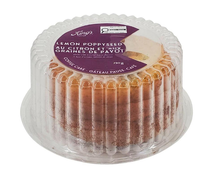 Kings Pastry - Lemon Poppy Seed Coffee Cake