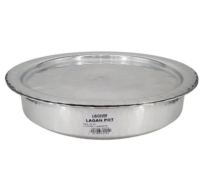 Lagan Pot - Polished Aluminum 13