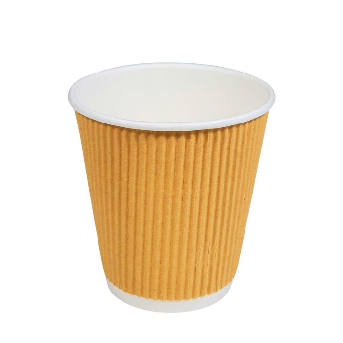 Table Accent - 10oz Paper Cup - Ripple - Kraft