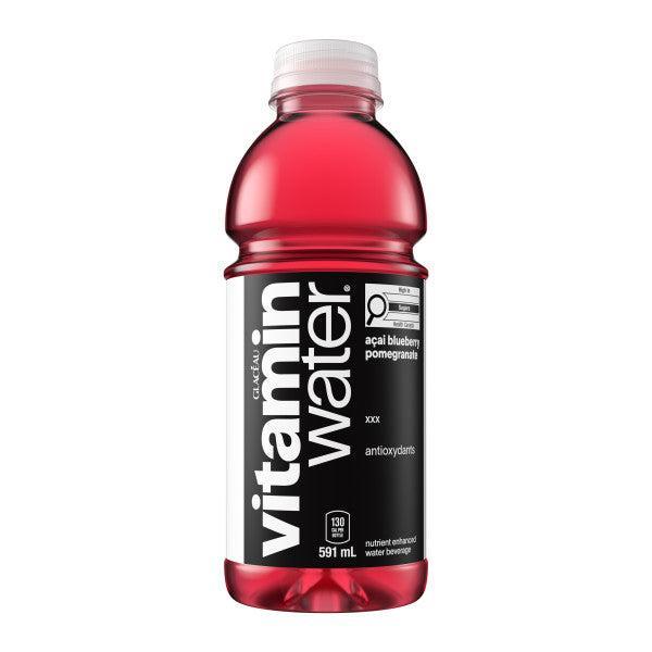 Glaceau - Vitamin Water - Mineral Water - Acai-Blueberry Bottles