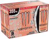 Monster - Zero Ultra Peachy Keen Drink - Cans 8pk