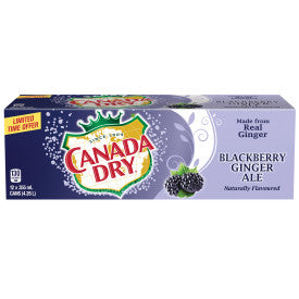 VSO - Canada Dry - Gingerale aux mûres - Canettes