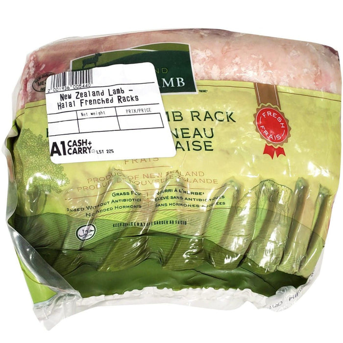 Frozen - NZ Spring Lamb - French Racks - 18-22 - Halal