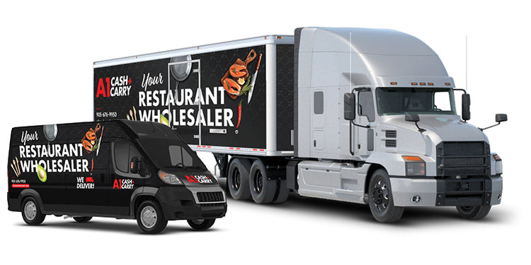 A1 Local Delivery box truck and tractor-trailer for bulk business deliveries in Ontario