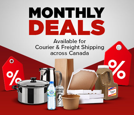 Monthly Deals. Available for Courier & Freight Shipping across Canada. Click to view the deals.