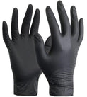 Rhino - NX9 - Black Nitrile Gloves - PF - Large - 900L