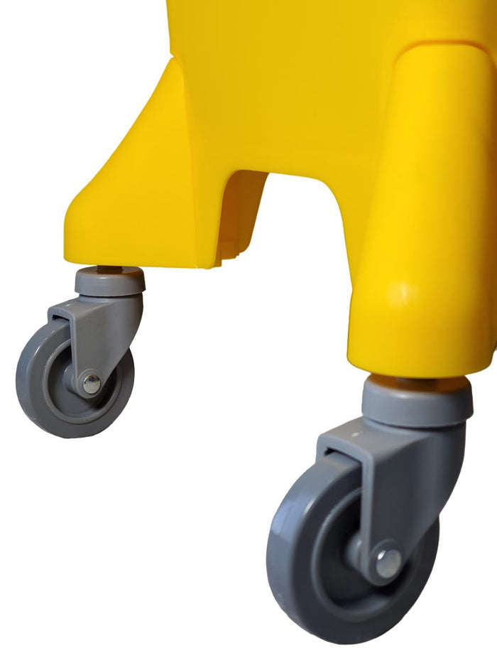 Spartano - HEAVY - 28L Mop Bucket W/ Down Press Wringer - Yellow -