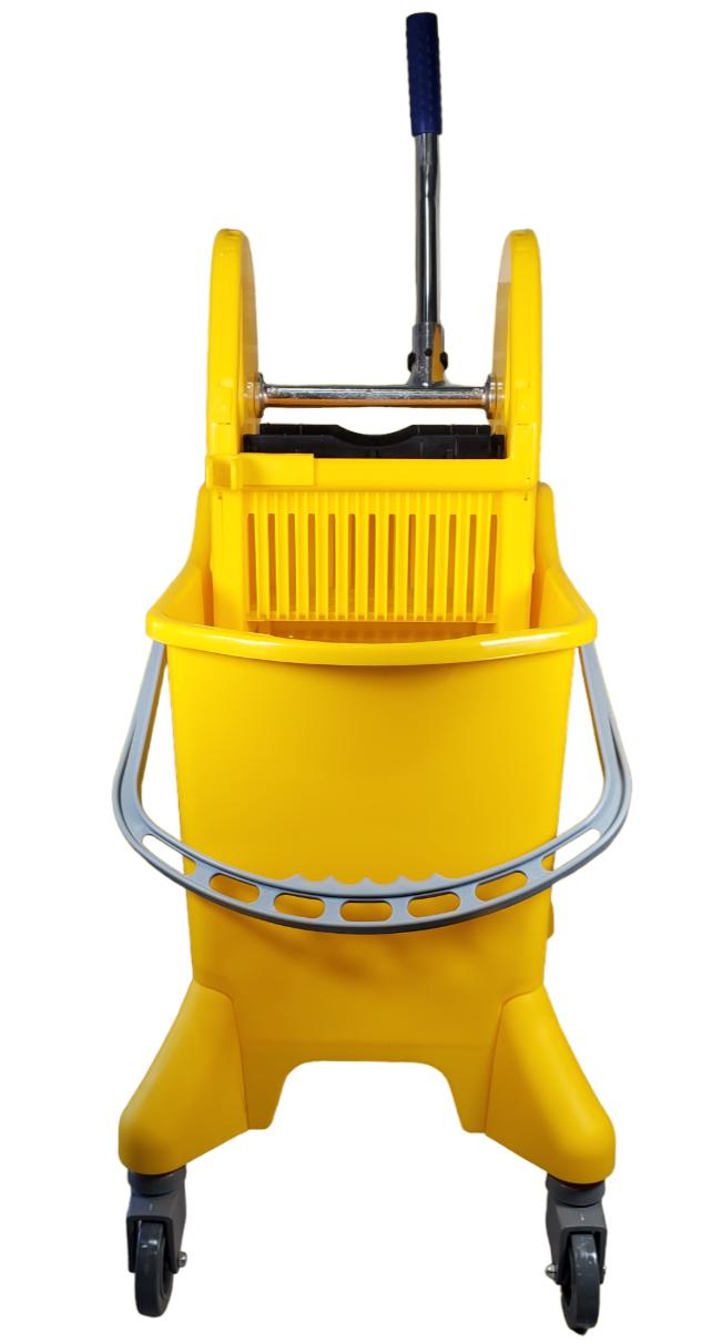 Spartano - 25L Down Press Mop Bucket w/ Wringer - Yellow - 4902