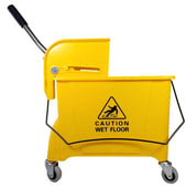 Spartano - 20 L Small Mop Bucket w/Wringer - Yellow