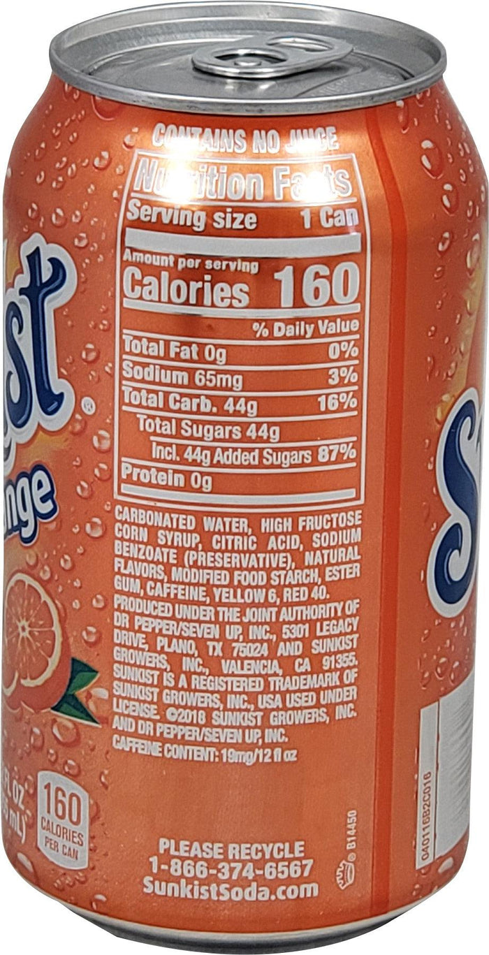 Sunkist - Orange - Cans