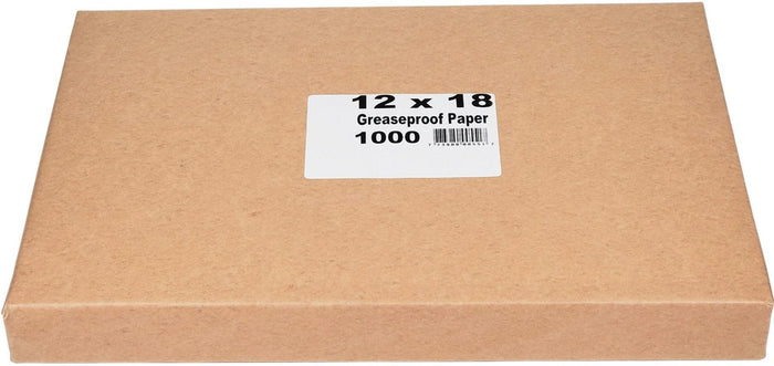 12x18 - Grease Proof Paper 1000/Cs