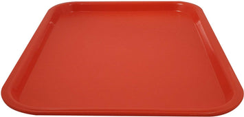 Snack Bar Carry-Out Trays  Large Red & White Food Tray - Gold