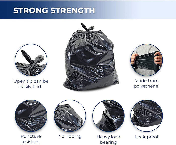 Spartano - Garbage Bags - Ex-Strong - Black - 30