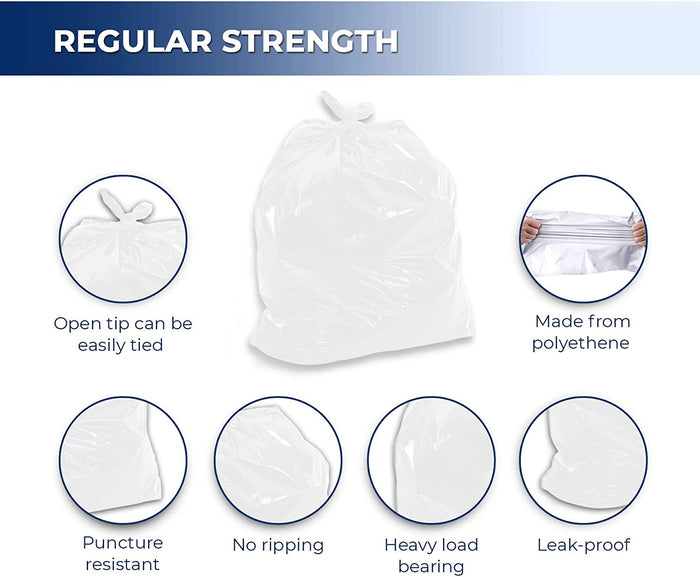 Spartano - Garbage Bags - Regular - White - 22