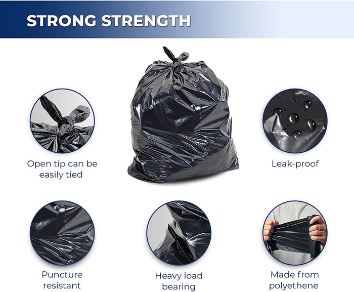 Spartano - Garbage Bags - Strong - Black - 42