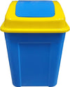 80 L Waste Bin w/Swing Lid - Blue