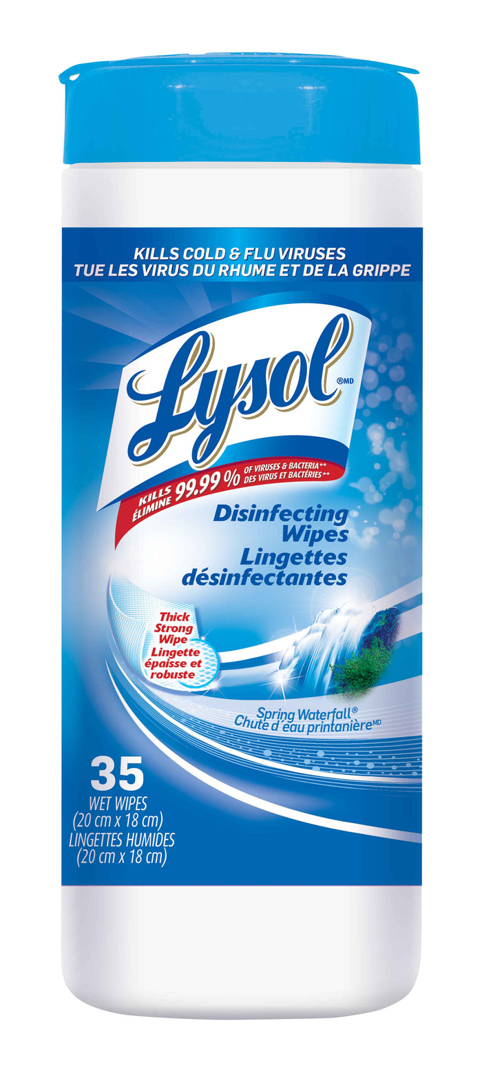 Lysol - Disinfectant Wipes - Spring Waterfall