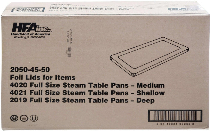 HFA - Lid for Aluminium Tray - Full Size - #2050