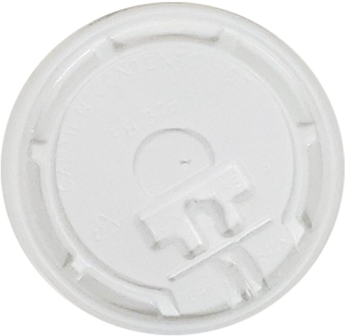 Amhil - Fold Back Lid for 8oz Hot Cup - White - L378FB