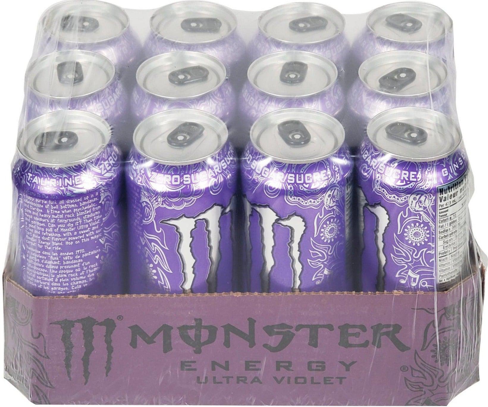 Monster - Ultra Violet Energy Drink - Cans