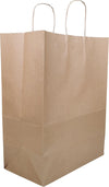 Prime Bags - Self Adhesive Paper Bags with Twisted Handles - 13x7x17