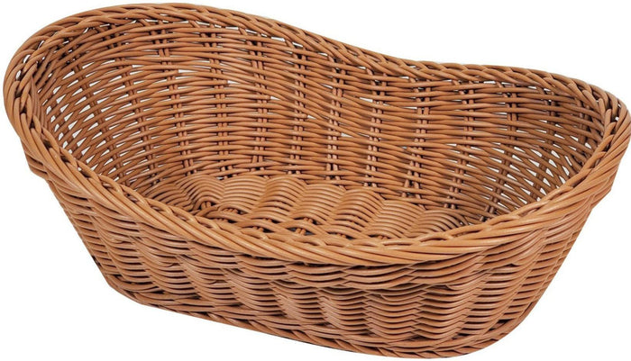 Bamboo Style Basket - Oval 10x7x3