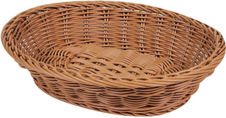 Bamboo Style Basket - Oval 10x8x2.5