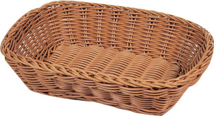 Bamboo Style Basket - Rectangle 9x7x2.5