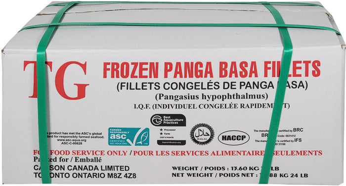 Frozen - Basa Fillet - 20-UP - ( 30 LBS )