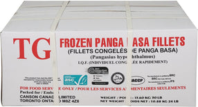 Frozen - TG - Basa Fillet - 12-16 oz - ( 30 LBS )