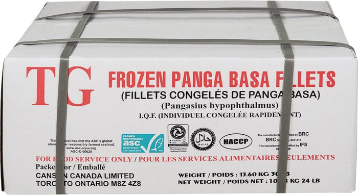 Frozen - TG - Basa Fillet - 16-18 oz - ( 30 LBS )