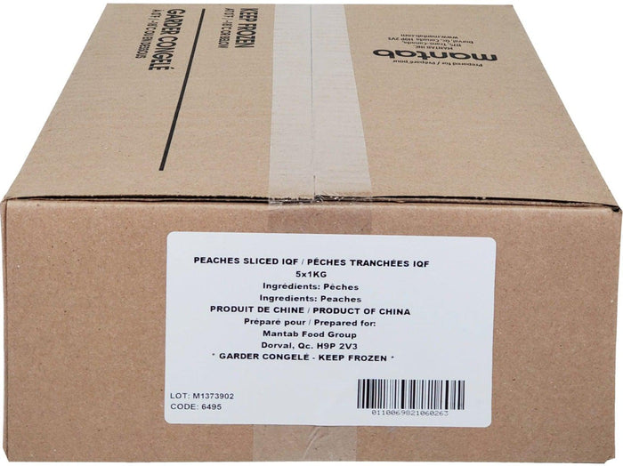 Below Zero - IQF Sliced Peaches - 6495