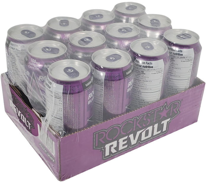 Rockstar - Revolt - Killer Grape - Cans