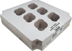 EB - 10 x 10 x 4 - 6 Cupcake Insert - White - 5282I