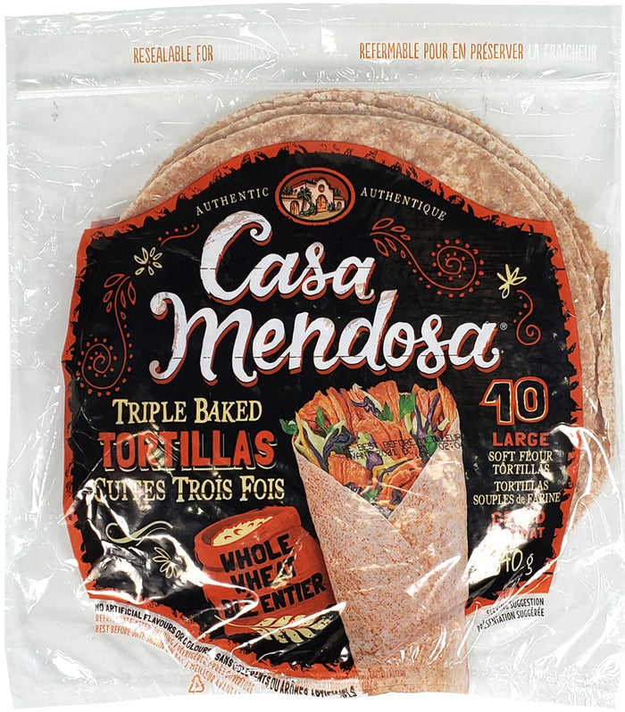 Casa Mendosa - Whole Wheat Torltillas - 2536 - Large