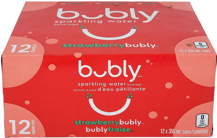 Bubly - Strawberry - Cans