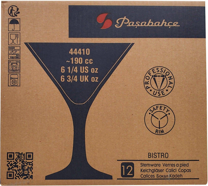 Capri - Martini Glass 6oz/190ml