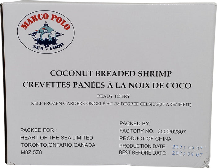 Marco Polo - 16-20 Coconut Breaded Butterly Shrimp