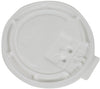CLR-Genpak - Lids for 10-20oz Coffee Cups - White - Flat - 14HL-W