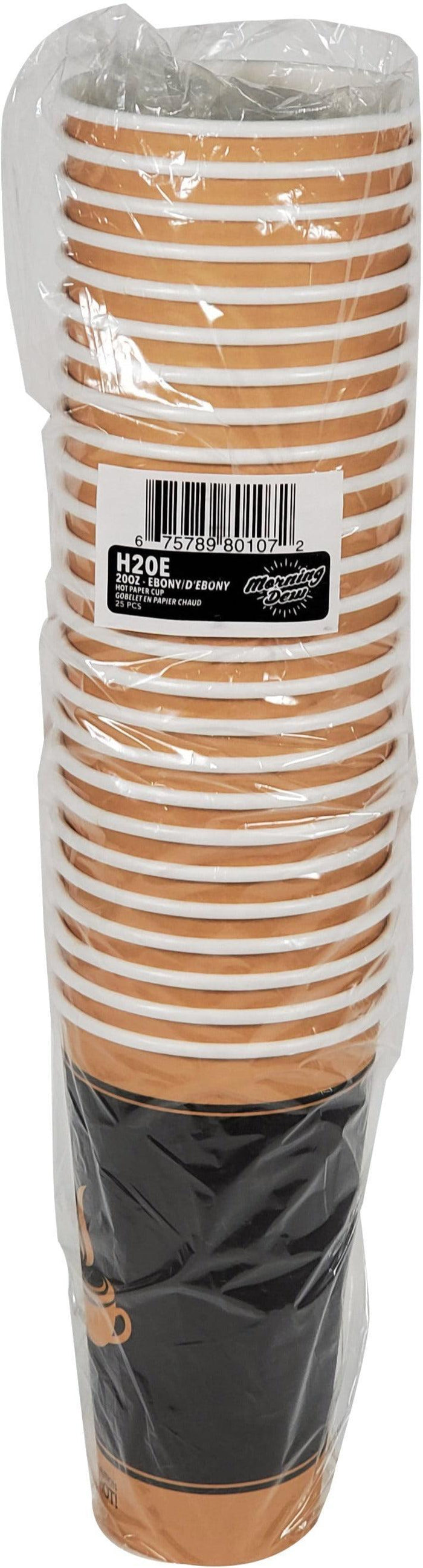 Morning Dew - 16oz Hot Paper Cup - Double Wall - White - D-H16W