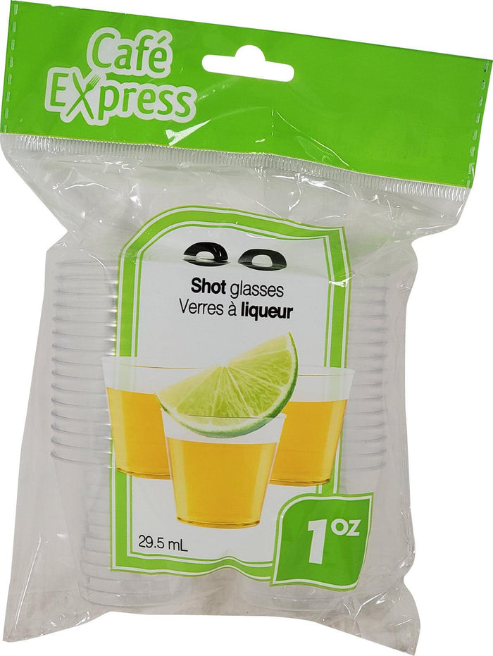 Cafe Express - 1oz Plastic Shooter Cups