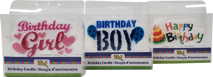 Cake Candle - Happy Birthday - 45124