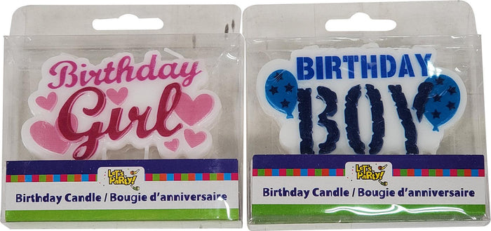 Cake Candle - Happy Birthday - 45124