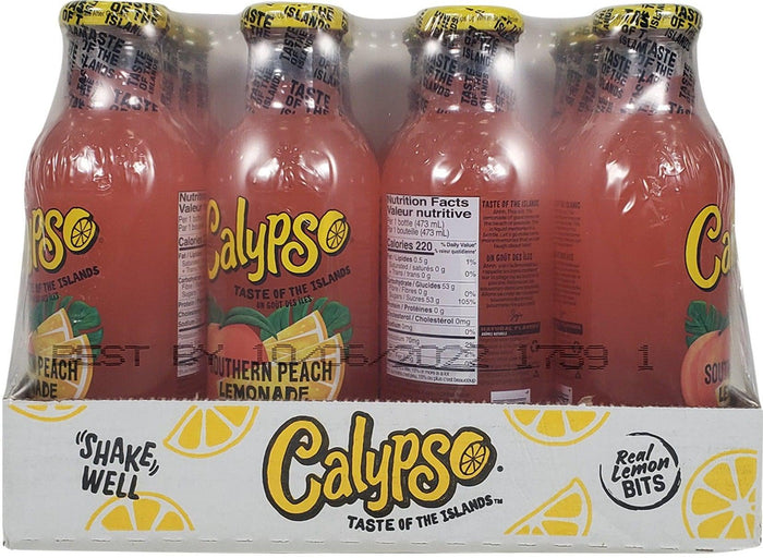 Calypso - Lemonade - Southern Peach - Bottles - PopCS1203