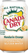 Canada Dry - Club Soda - Orange/Mandarin - Cans