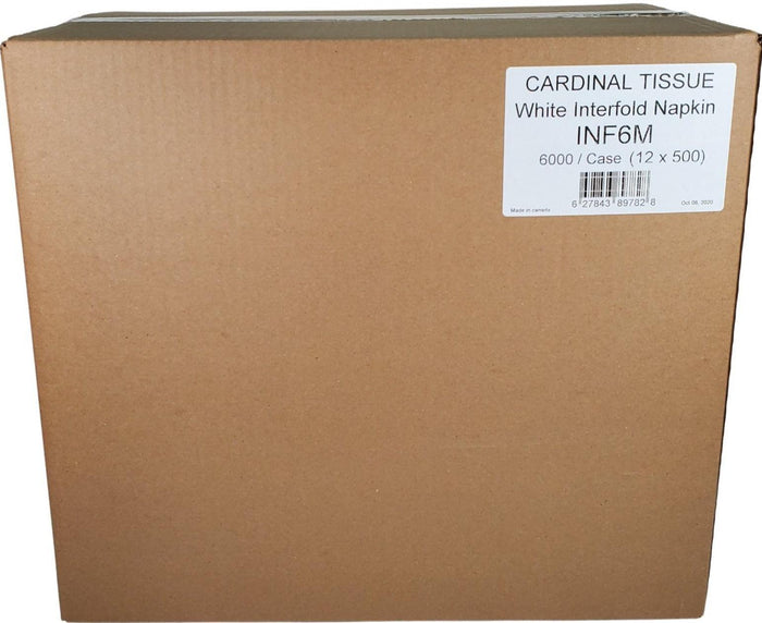 Cardinal Tissue - Dispenser Napkins - Interfold - White