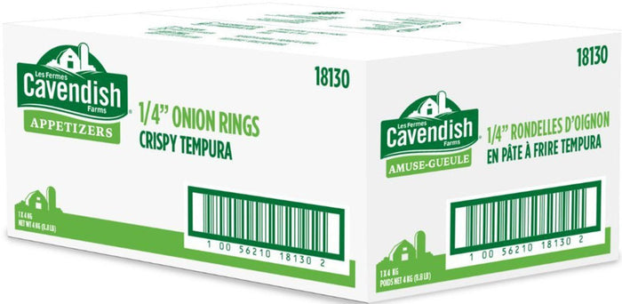 Cavendish - Onion Rings - Crispy Tempura - 18130