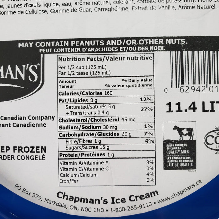 Chapman's - Ice Cream - French Vanilla