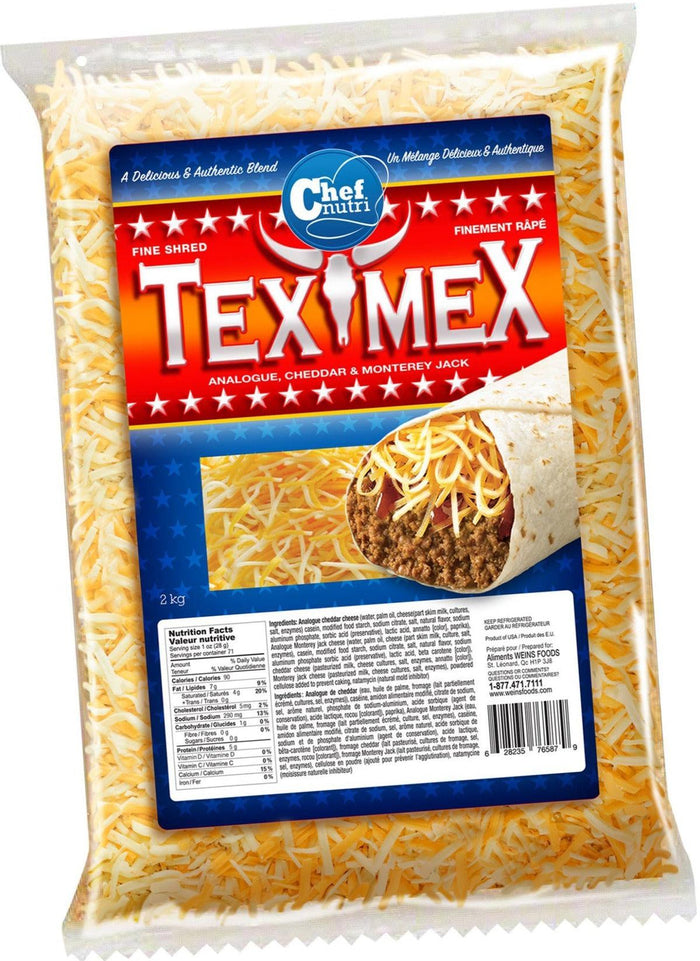 Chef Nutri - Tex Mex - Cheese - Fine Shredded - 80658