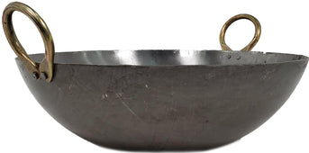 Iron Wok (Kadai) - Flat #16 (42cm)